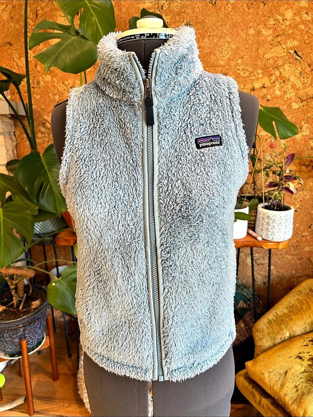 Patagonia Los Gatos Fleece Vest Blue ✨EUC✨Jr L